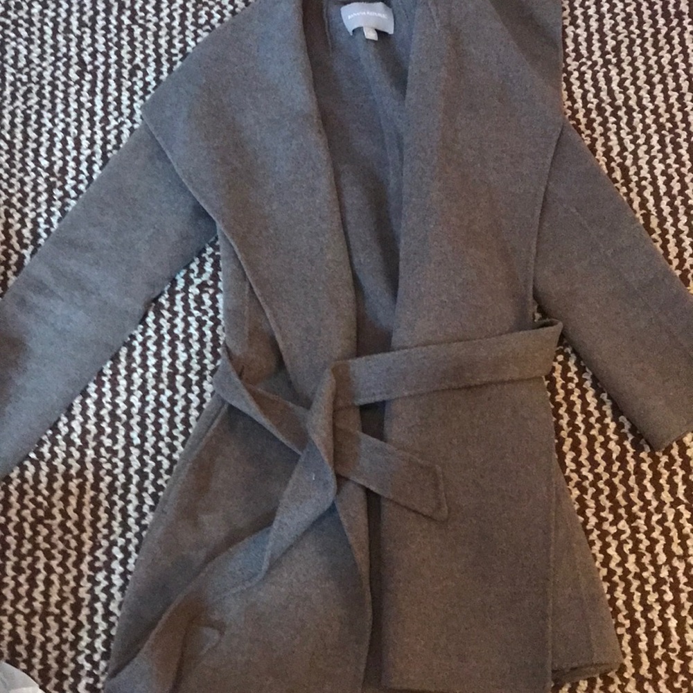 Brown trench coat